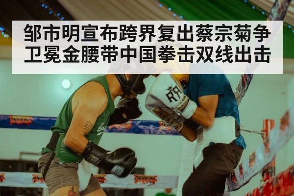 邹市明宣布跨界复出蔡宗菊争卫冕金腰带中国拳击双线出击